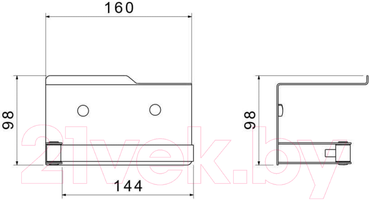 Держатель для туалетной бумаги Aquatek Либра AQ4929CR