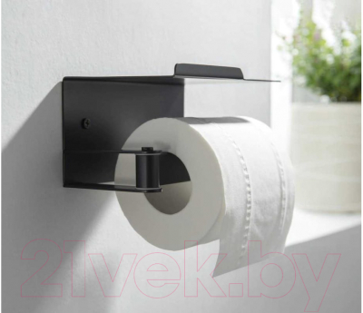 Держатель для туалетной бумаги Aquatek Либра AQ4929MB (черный матовый)