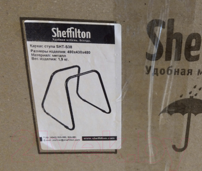 Стул Sheffilton SHT-ST29-C/S38 (черный/черный муар)
