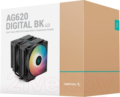 Кулер для процессора Deepcool AG620 Digital BK ARGB (R-AG620-BKADMN-G-2)