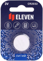Комплект батареек Eleven CR2032 литиевая BC1 (12 шт) - 