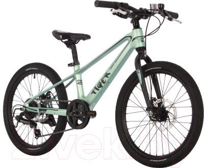 Детский велосипед Novatrack 20 Tiger 20MHD.TIGER.GN4 (светло-зеленый)