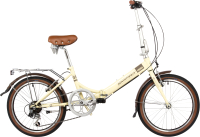 Детский велосипед Novatrack 20 Aurora 20FAURORA6S.BG4 (бежевый) - 