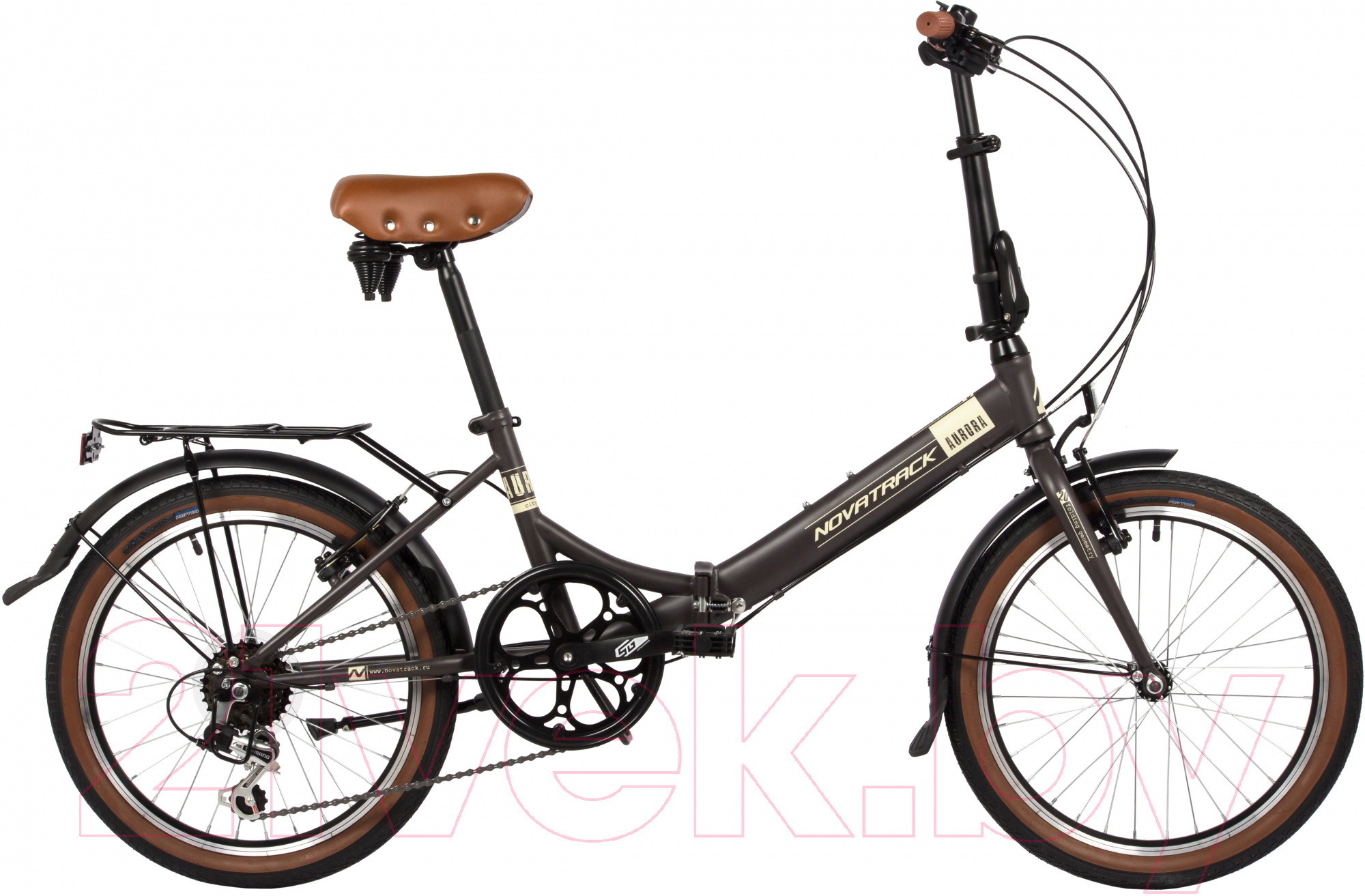 Велосипед Novatrack 20 Aurora 20FAURORA6S.BN4 (коричневый)