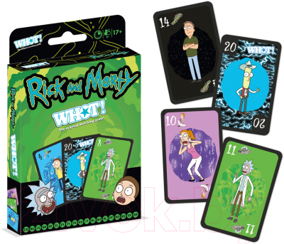 Игральные карты Winning Moves UNO. Whot! Rick And Morty / WM02941-ML1-12