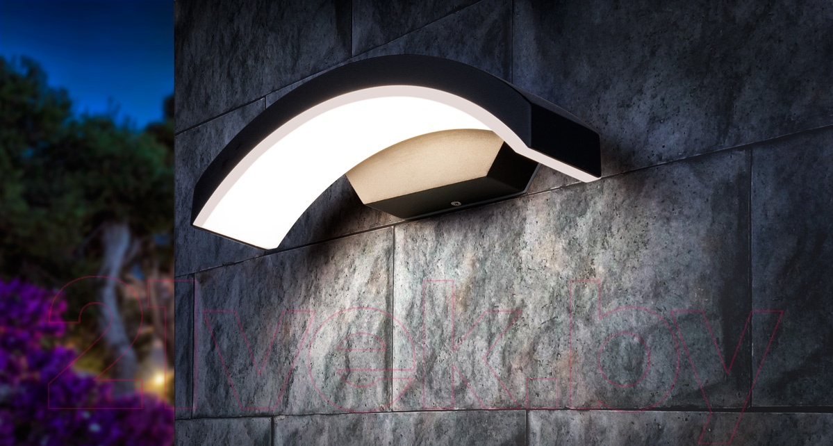 Бра уличное Elektrostandard 1671 Techno LED Asteria D (черный) — фото 3