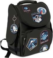 Школьный рюкзак Schoolformat Basic Открытый космос / РЮКЖК-ОК (черный) - 