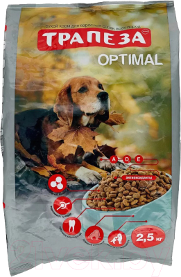 Сухой корм для собак Трапеза Оптималь (2.5кг)