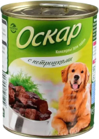 Влажный корм для собак Оскар С потрошками (750гр) - 