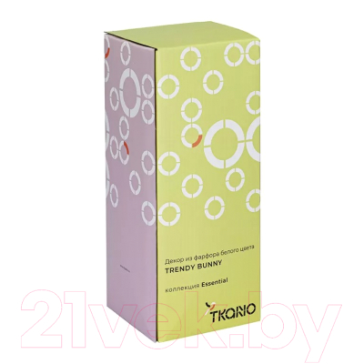 Статуэтка Tkano Essential Trendy Bunny TK24-DEC-RA0003 (белый)