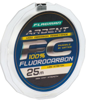 Леска флюорокарбоновая Flagman Fishing Ardent 25м 0.50мм / FL01025050 - 
