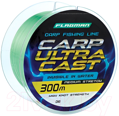 Леска монофильная Flagman Fishing Carp Ultra Cast 300м 0.35мм / FL07300035