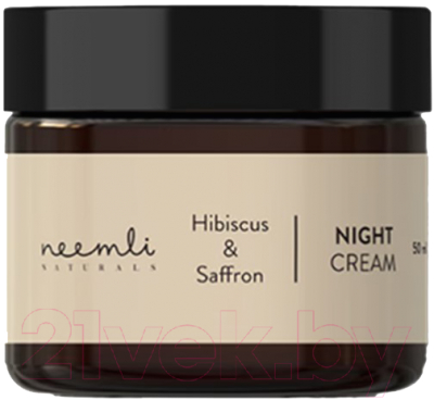 Крем для лица Neemli Naturals Glycolic Hibiscus & Saffron Night Cream (50мл)