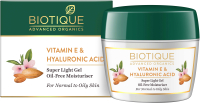 Гель для лица Biotique Advanced Organics Vitamin E & Hyaluronic Acid Super Light (175г) - 
