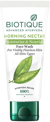 Гель для умывания Biotique Morning Nectar Moisturizing Face Wash Увлажняющий и питательный (150мл)