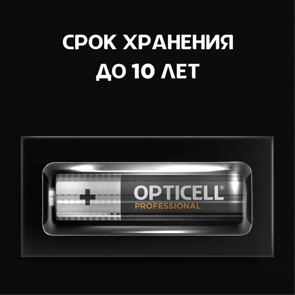 Комплект батареек Opticell Professional AAА (2шт)
