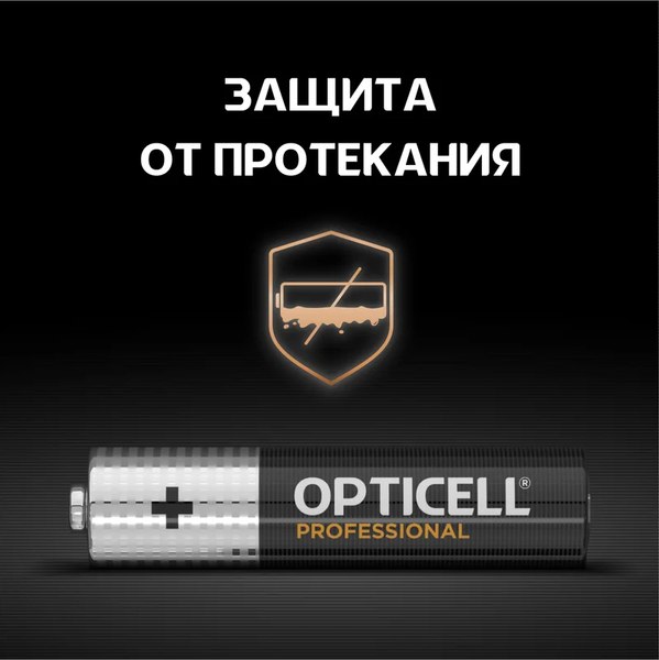 Комплект батареек Opticell Professional AAА (2шт)