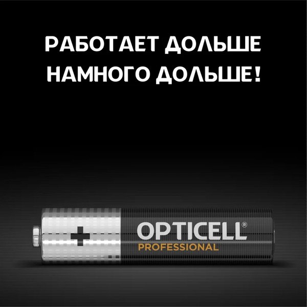 Комплект батареек Opticell Professional AAА (2шт)