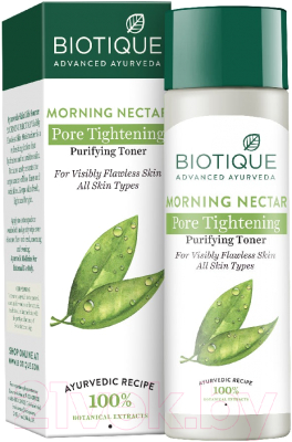 Тонер для лица Biotique Morning Nectar Pore Tightening Purifying Toner (120мл)