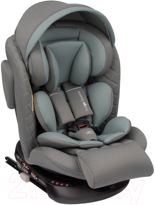 Автокресло INDIGO Smart Plus Isofix (серый/зеленый)