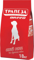 Сухой корм для собак Трапеза Breed для взрослых собак средних пород (18кг) - 