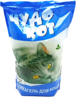 Наполнитель для туалета Чудо кот Зеленый чай (20кг/50л) - 