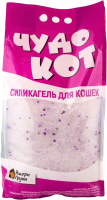 Наполнитель для туалета Чудо кот Фиолетовый Лаванда (20кг/50л) - 