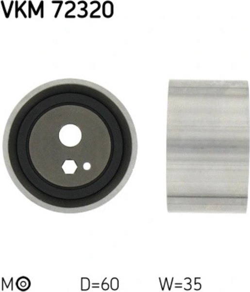 Натяжной ролик ремня ГРМ SKF VKM72320