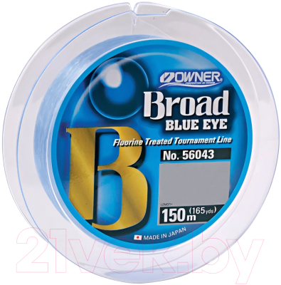 Леска монофильная Owner Broad Blue Eye 150м 0.60мм 22кг / 56043-060