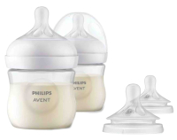 Набор бутылочек для кормления Philips AVENT Natural Response + Соска Natural Response 2шт / SCS100/12 (2x125мл) - 