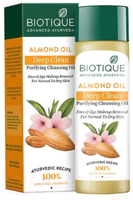 Гидрофильное масло Biotique Bio Almond Oil Makeup Cleanser Успокаивающее (120мл)