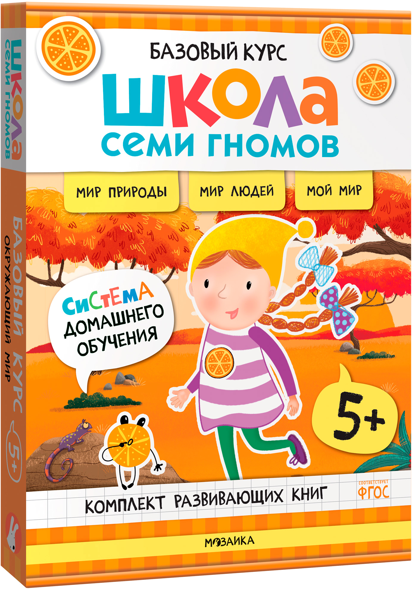 Набор развивающих книг Мозаика-Синтез Школа Семи Гномов. Окружающий мир 5+ / МС13927