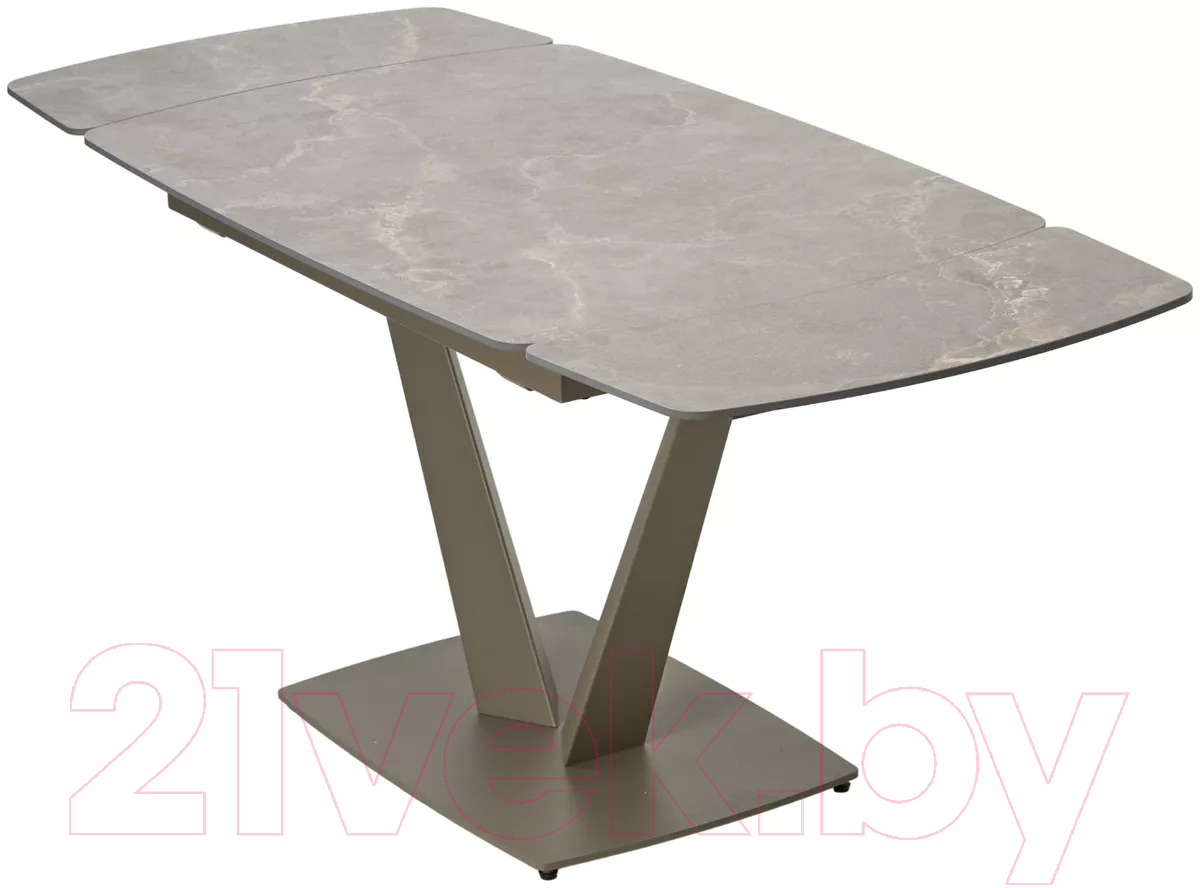 Обеденный стол M-City Alatri 120 Matt / 614M05549 (Latte Stone Solid Ceramic/Taupe) — фото 4