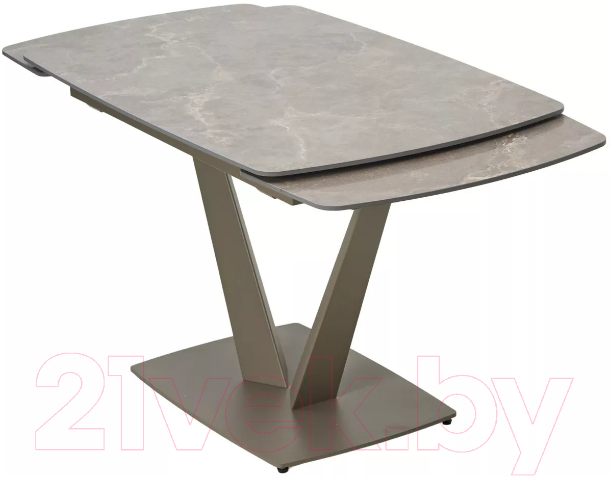 Обеденный стол M-City Alatri 120 Matt / 614M05549 (Latte Stone Solid Ceramic/Taupe) — фото 6