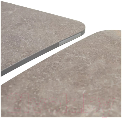 Обеденный стол M-City Alatri 120 Matt / 614M05549 (Latte Stone Solid Ceramic/Taupe)