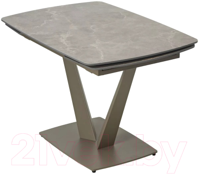 Обеденный стол M-City Alatri 120 Matt / 614M05549 (Latte Stone Solid Ceramic/Taupe)