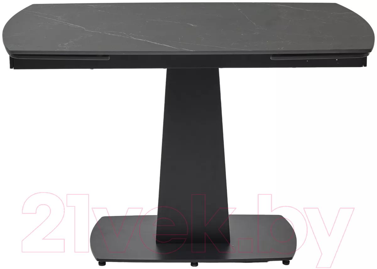 Обеденный стол M-City Balde 140 Matt / 614M05568 (Black Marble Solid Ceramic/Black) — фото 3