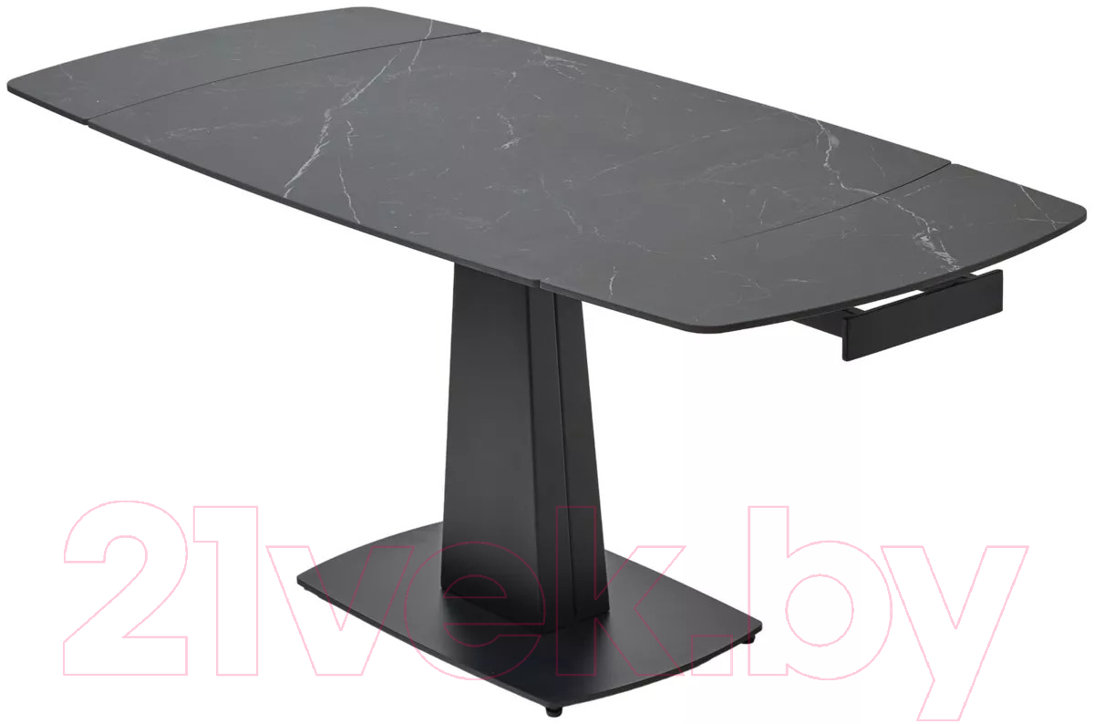 Обеденный стол M-City Balde 140 Matt / 614M05568 (Black Marble Solid Ceramic/Black) — фото 4