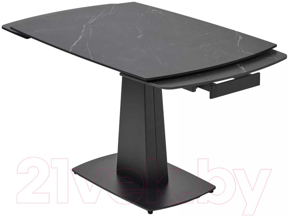 Обеденный стол M-City Balde 140 Matt / 614M05568 (Black Marble Solid Ceramic/Black) — фото 6