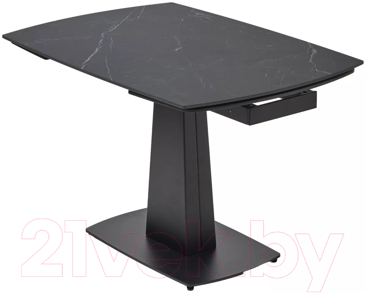 Обеденный стол M-City Balde 140 Matt / 614M05568 (Black Marble Solid Ceramic/Black) — фото 2