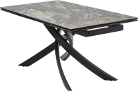 Обеденный стол M-City Estebio 160 KL-176 / 614M05696 (итальянская керамика/черный) - 
