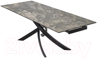 Обеденный стол M-City Estebio 160 KL-176 / 614M05696 (итальянская керамика/черный)