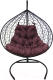 Кресло подвесное BiGarden Фиджи Лайт / BG6965 (черный/бордовый) - 