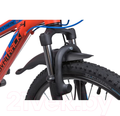 Детский велосипед Novatrack 24 Extreme 24AHD.EXTREME.11OR4 (оранжевый)