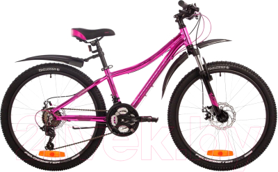 Велосипед Novatrack 24 Katrina 24AHD.KATRINA.12GPN4 (розовый металлик)