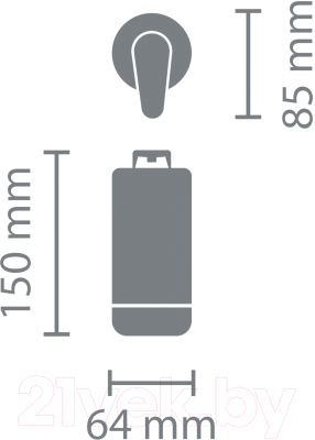 Дозатор для жидкого мыла Brabantia SinkStyle 228025 (200мл)