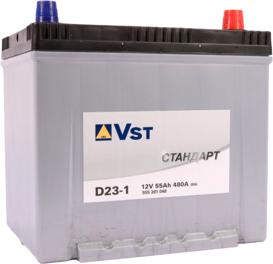 Автомобильный аккумулятор VST 555301048 (55 А/ч)