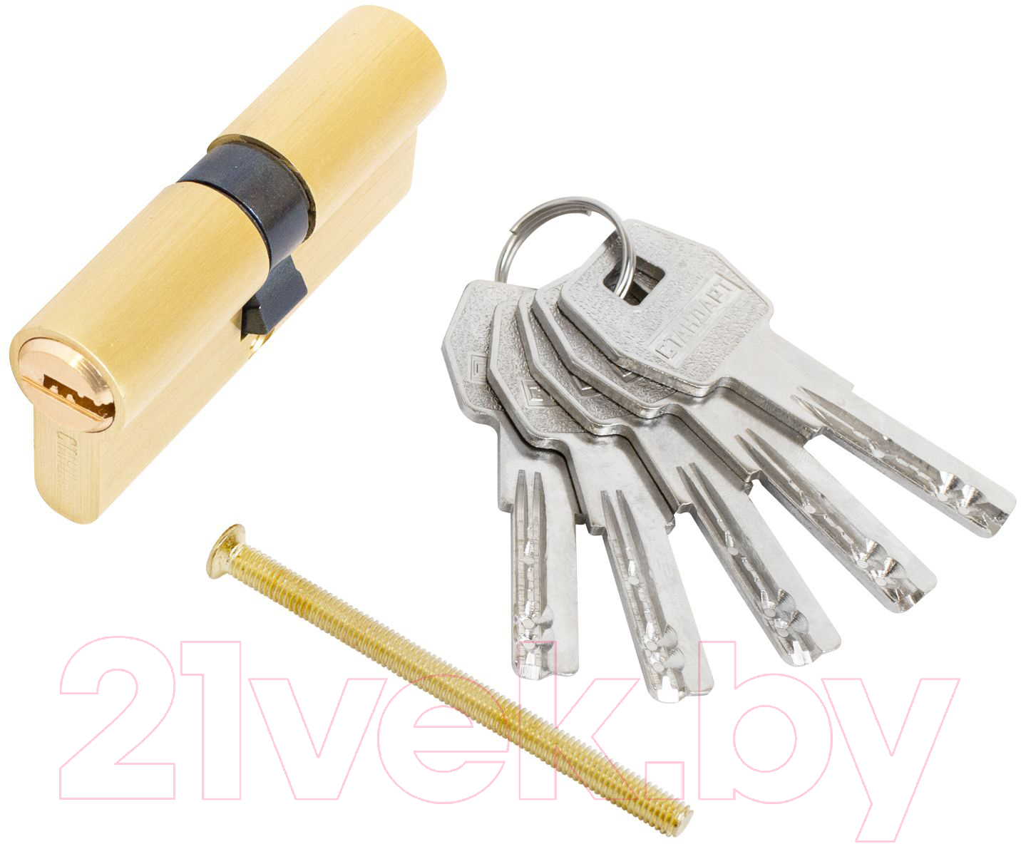 Цилиндровый механизм замка Стандарт Max 70 (35x35) SB перф. ключ/ключ (5 ключей)