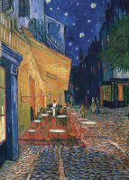 Картина на стекле Stamprint Ночная терасса кафе В. ван Гог PT008 (70x50) - 