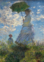 Картина на стекле Stamprint Женщина с зонтиком К. Моне PT012 (70x50) - 